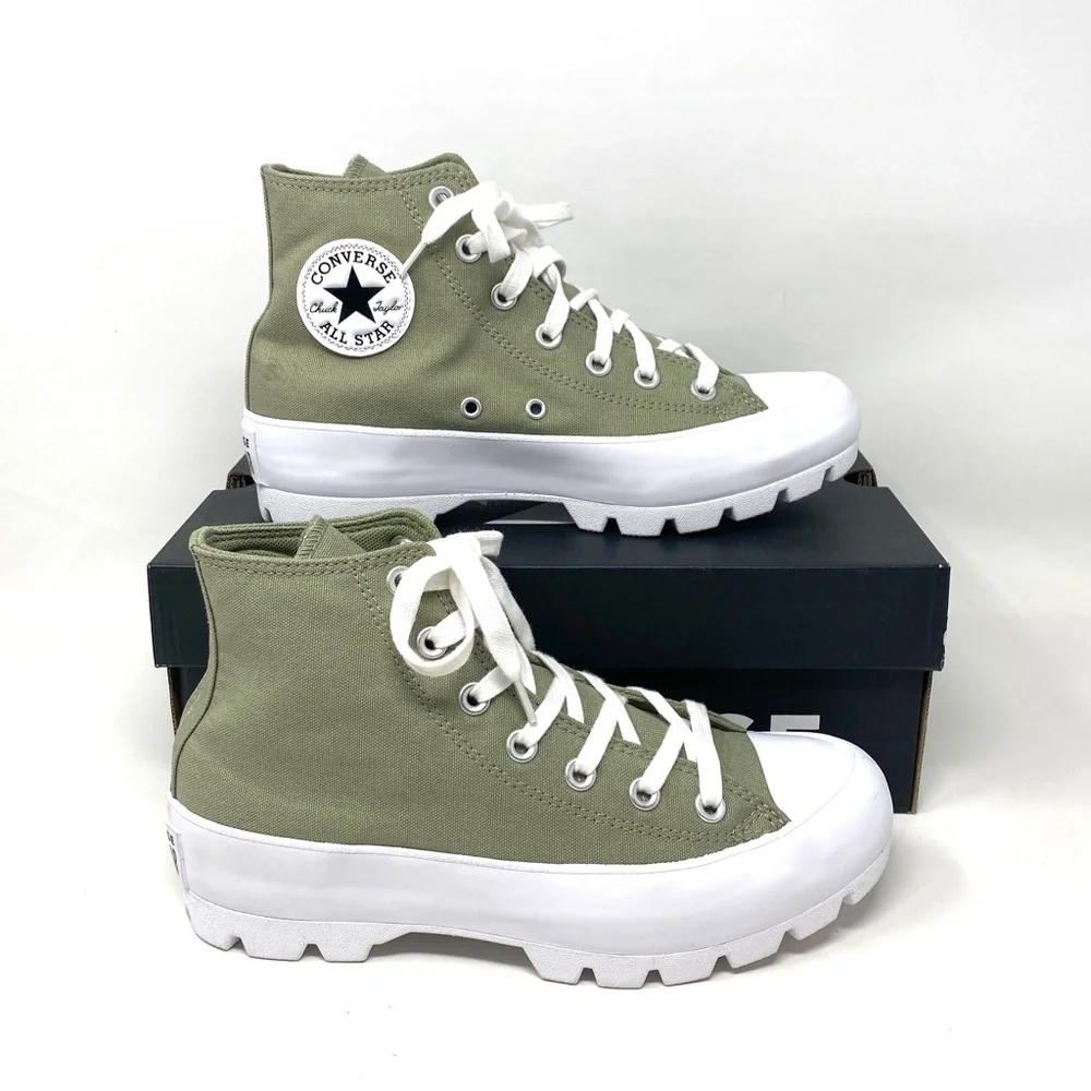 Converse Chuck Taylor Lugged High Top Light Field Sirplus Platform Women 571114C - Picture 3 of 10